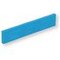 Cale plastique plate bleu larg.20 x long.100 x épais.5mm